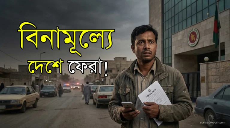 যুদ্ধকালীন ইমার্জেন্সিতে পাসপোর্ট না থাকলে বাংলাদেশ দূতাবাস থেকে ট্রাভেল পাস এবং ফ্রি ইভাকুয়েশন পাওয়ার উপায়।